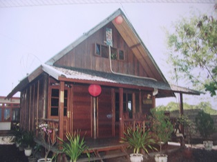 asian balinese small house